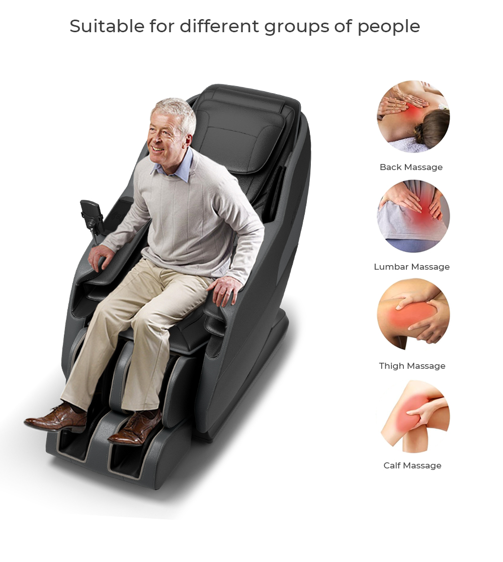massage chair size