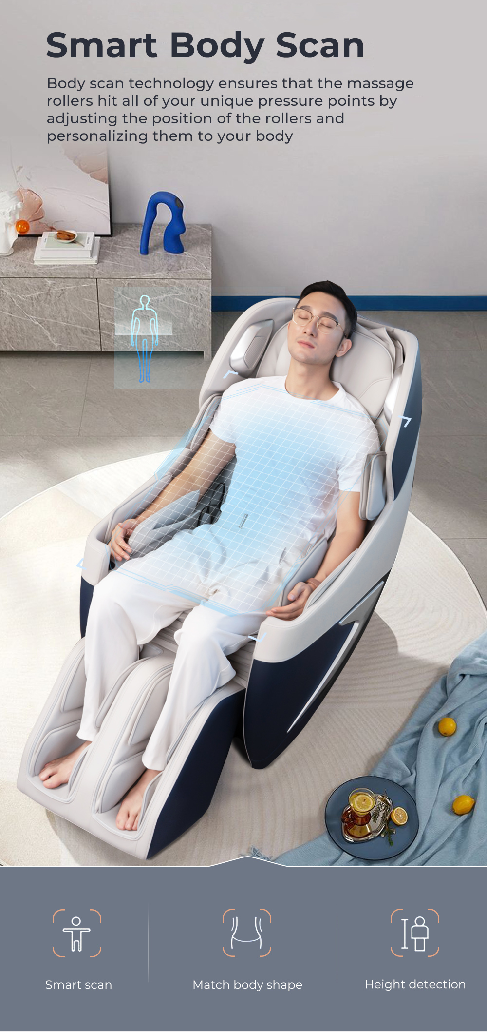 save space massage chair