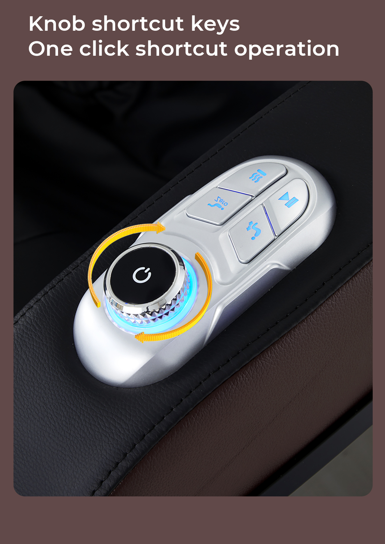 qiuck button massage chair 