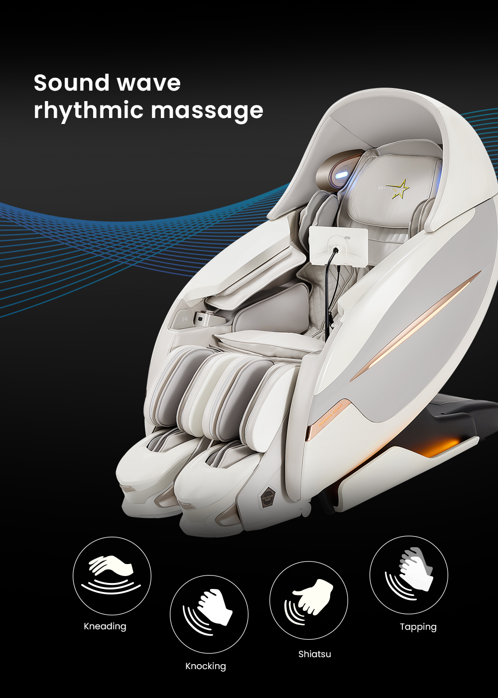 sound wave rhythmic massage chair