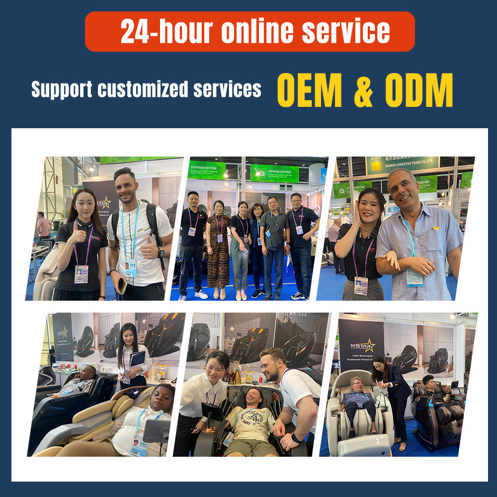 Top end sl track zero gravity recliner 4D massage chair for home 