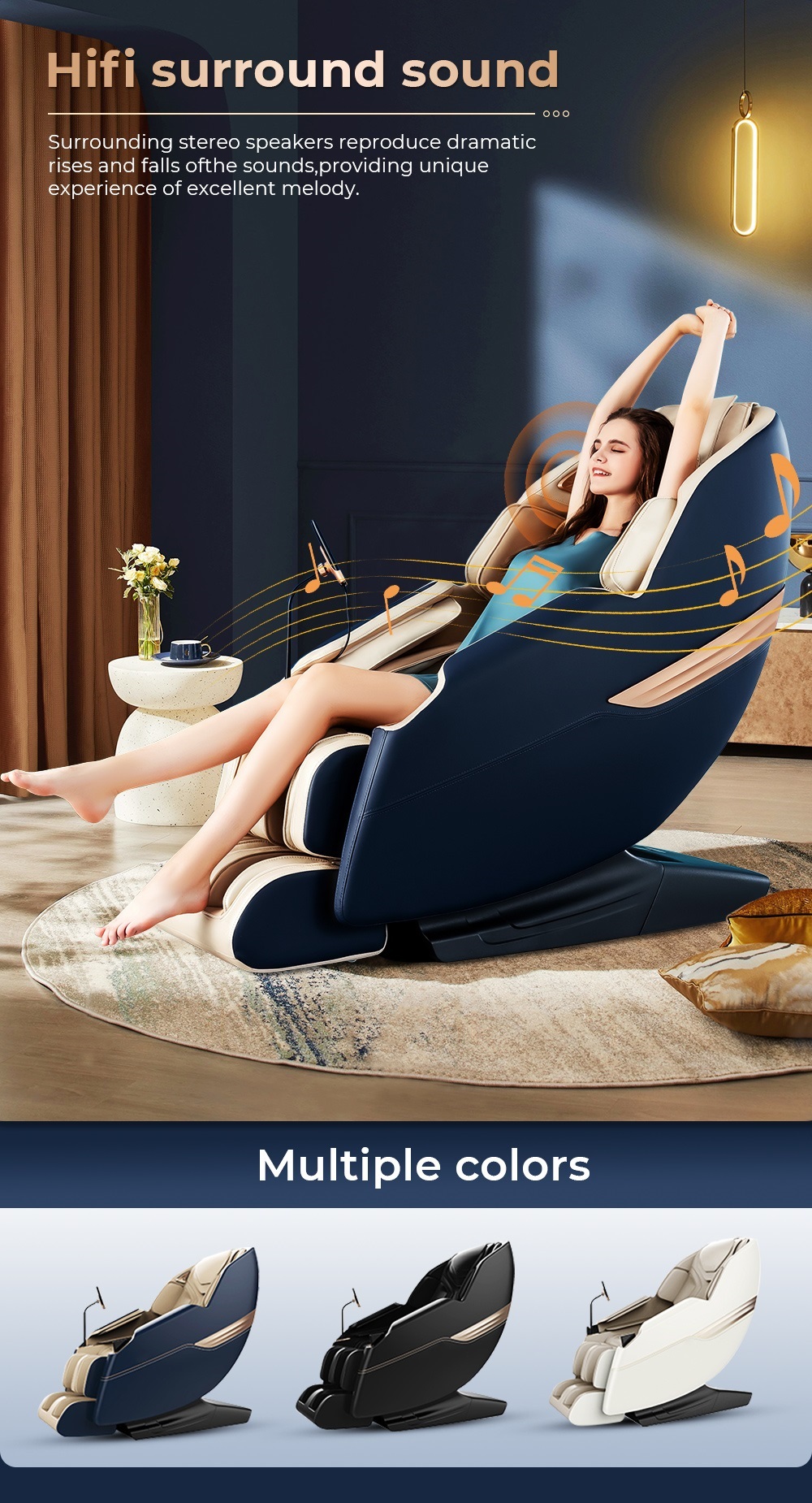 music massage chair