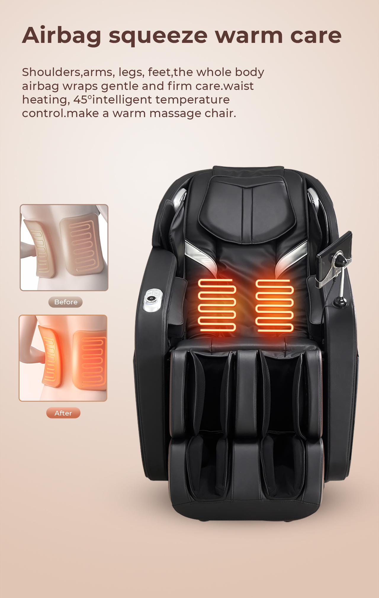 heating massage chair