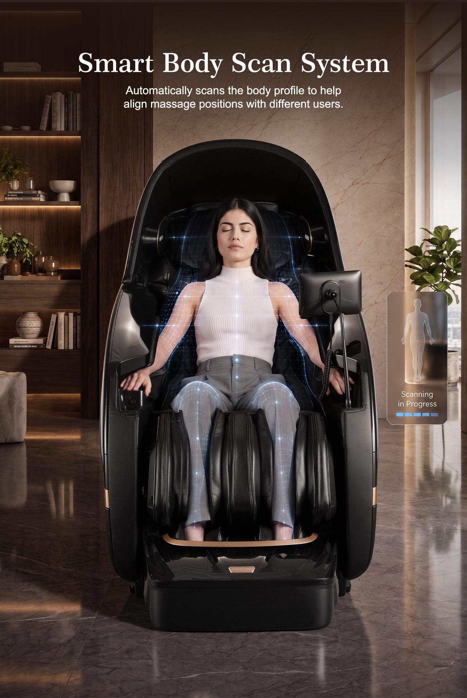 smart body scan massage chair