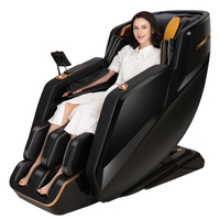 Fully Assembled Curved Long Rail Shiatsu Wireless Bluetooth Speaker and USB charger Chair Massage