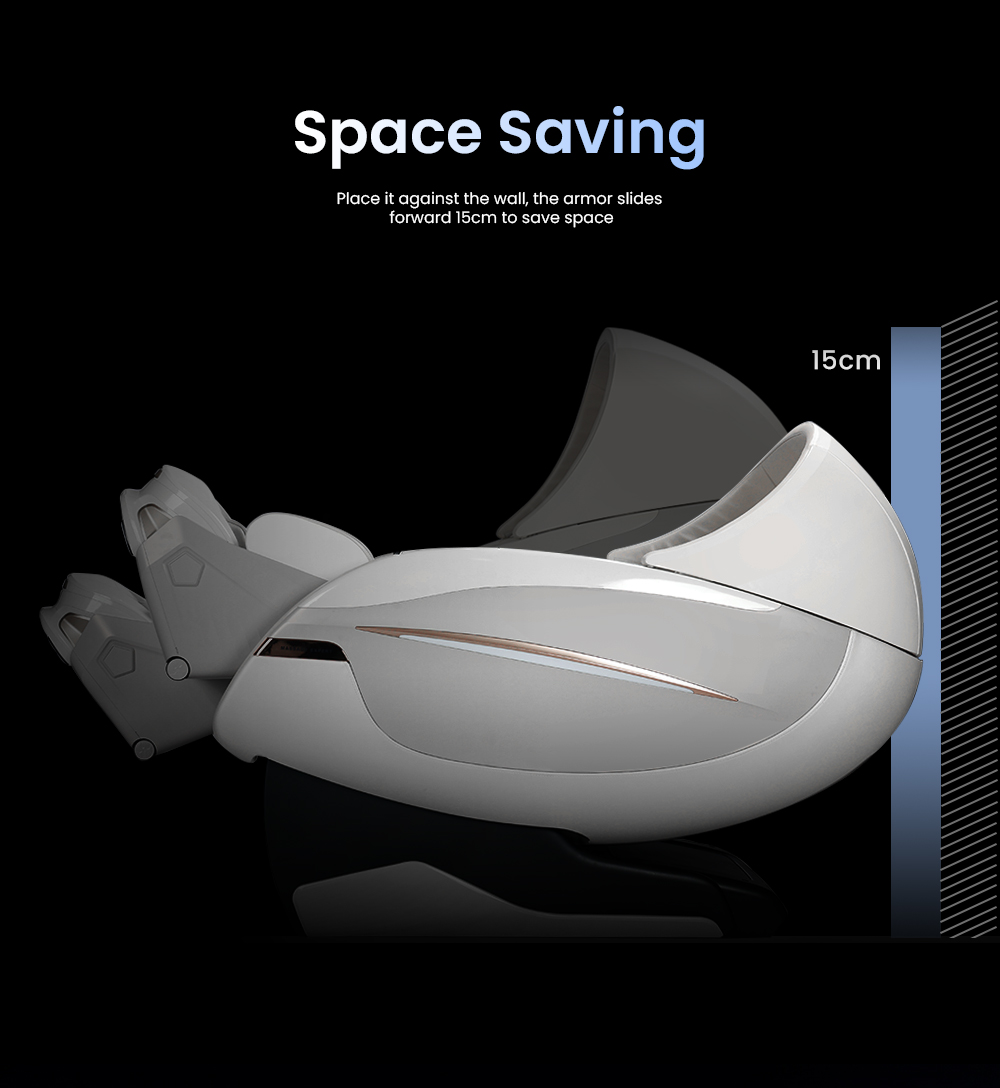 space saving massage chair
