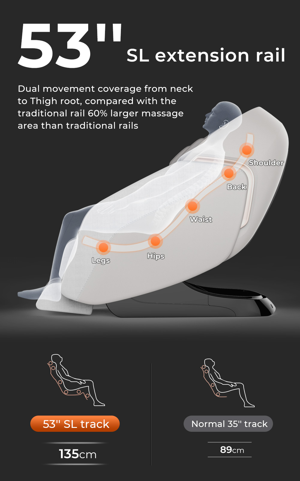 sl track massage chair