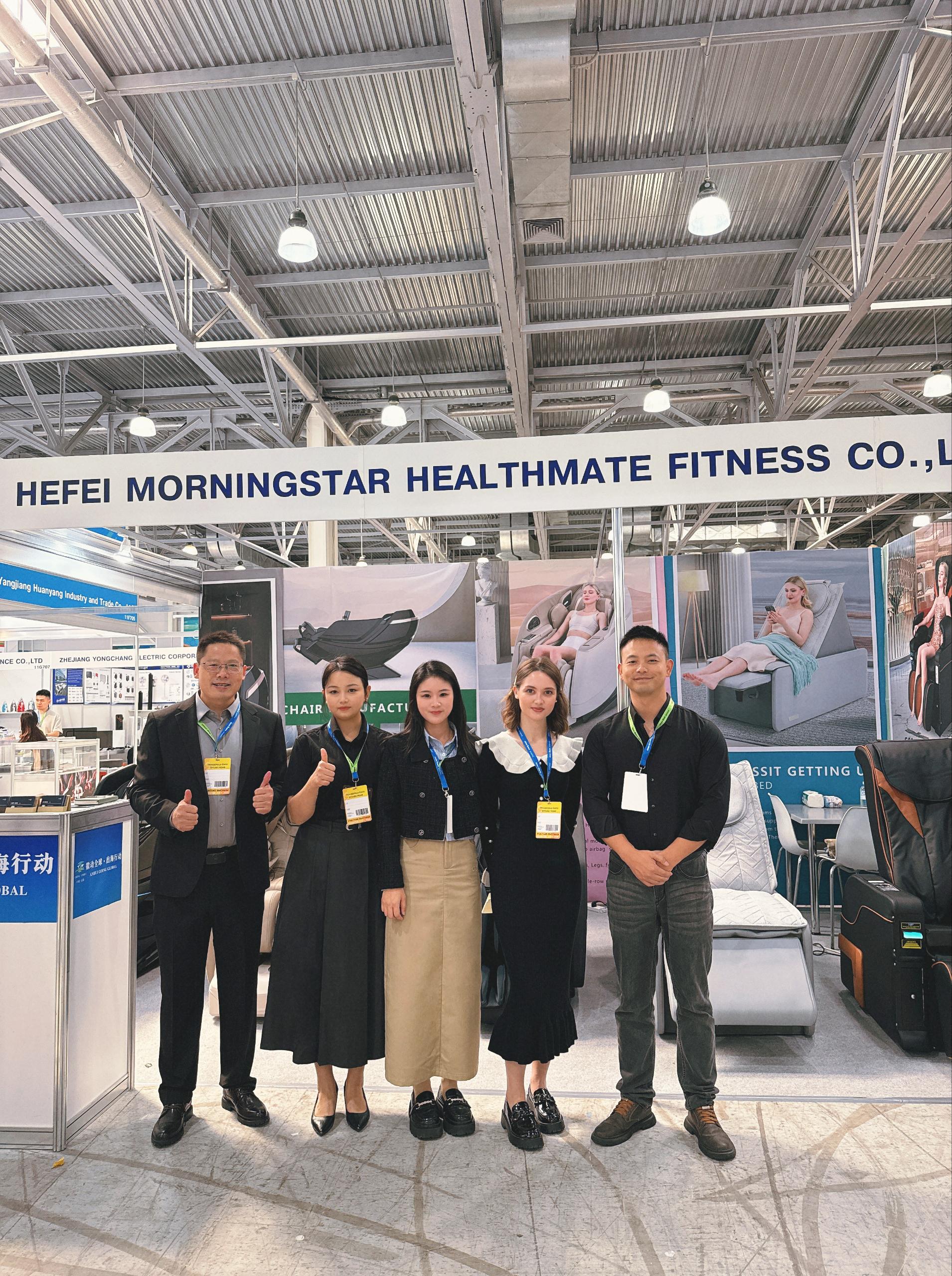 Chinese Smart Innovation Shines at Canton Fair: Hefei Morningstar's Massage Chairs Redefine Healthy Living​