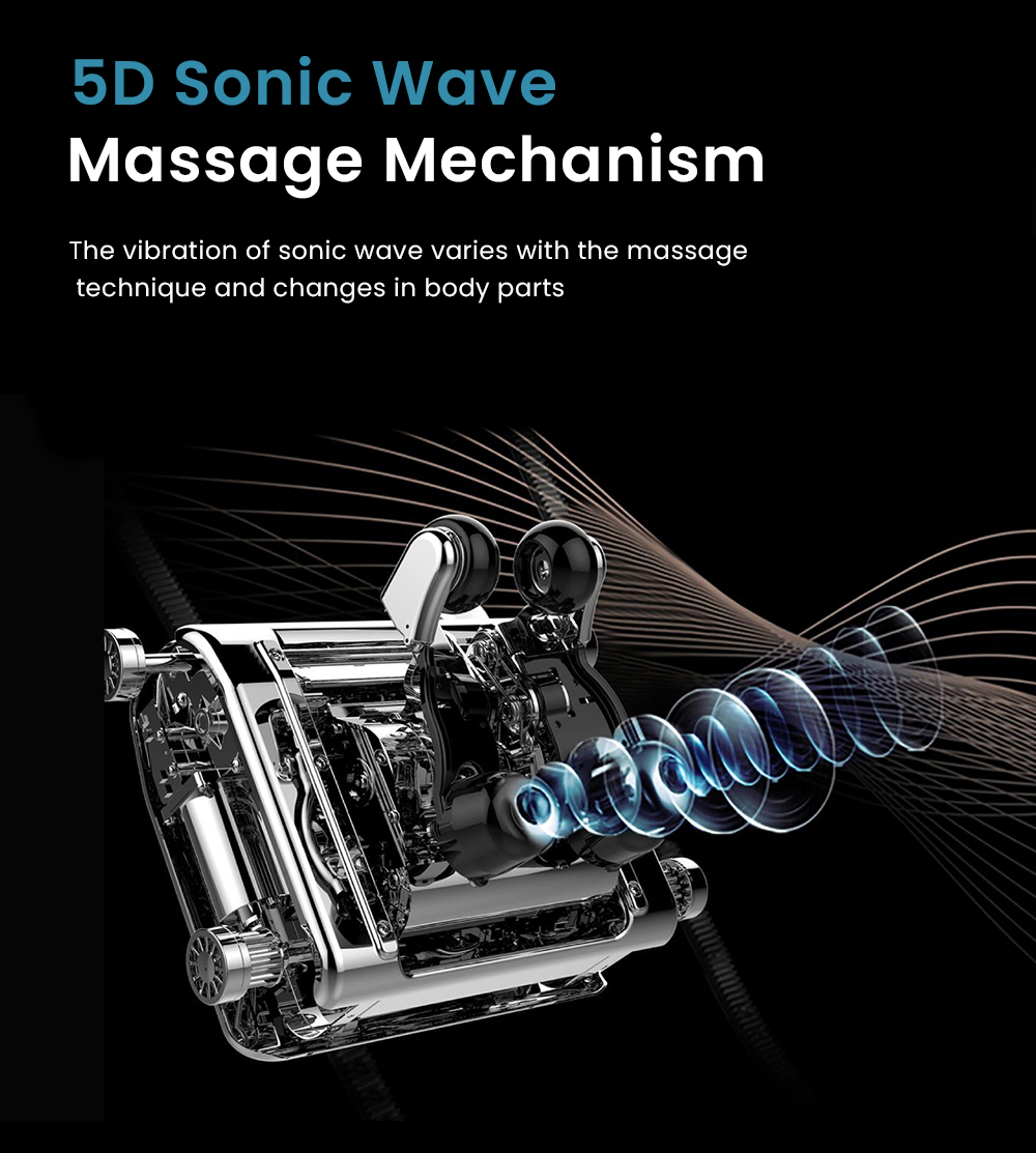 5d sonice wave massage chair 